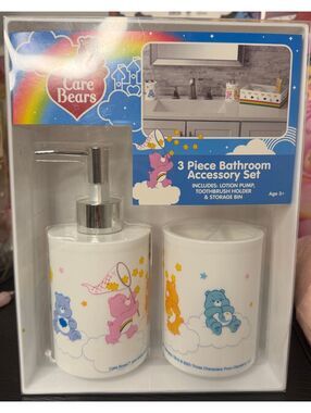 Care Bears 3 Piece Bathroom Accessory Set